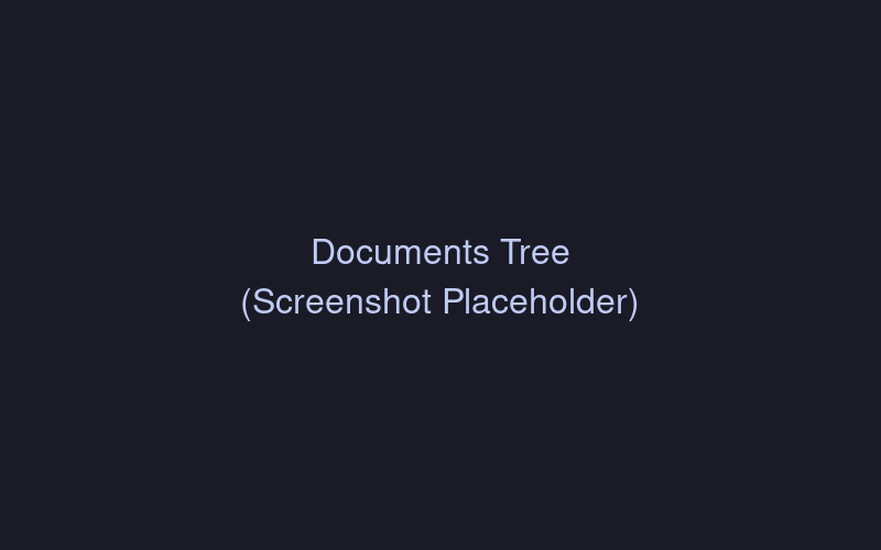 Documents tree navigation