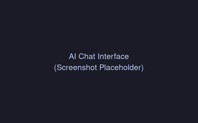 AI Chat Interface
