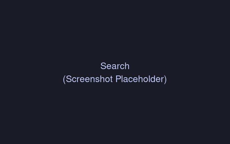 Search Bar Focus